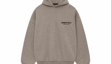 Fear of God Essentials Fleece Hoodie (FW24) Heather Gray