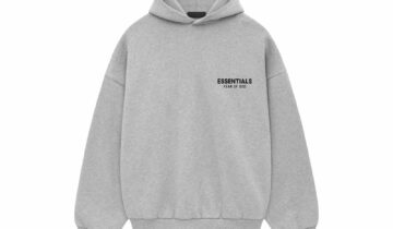 Fear of God Essentials Fleece Hoodie Light Heather Gray