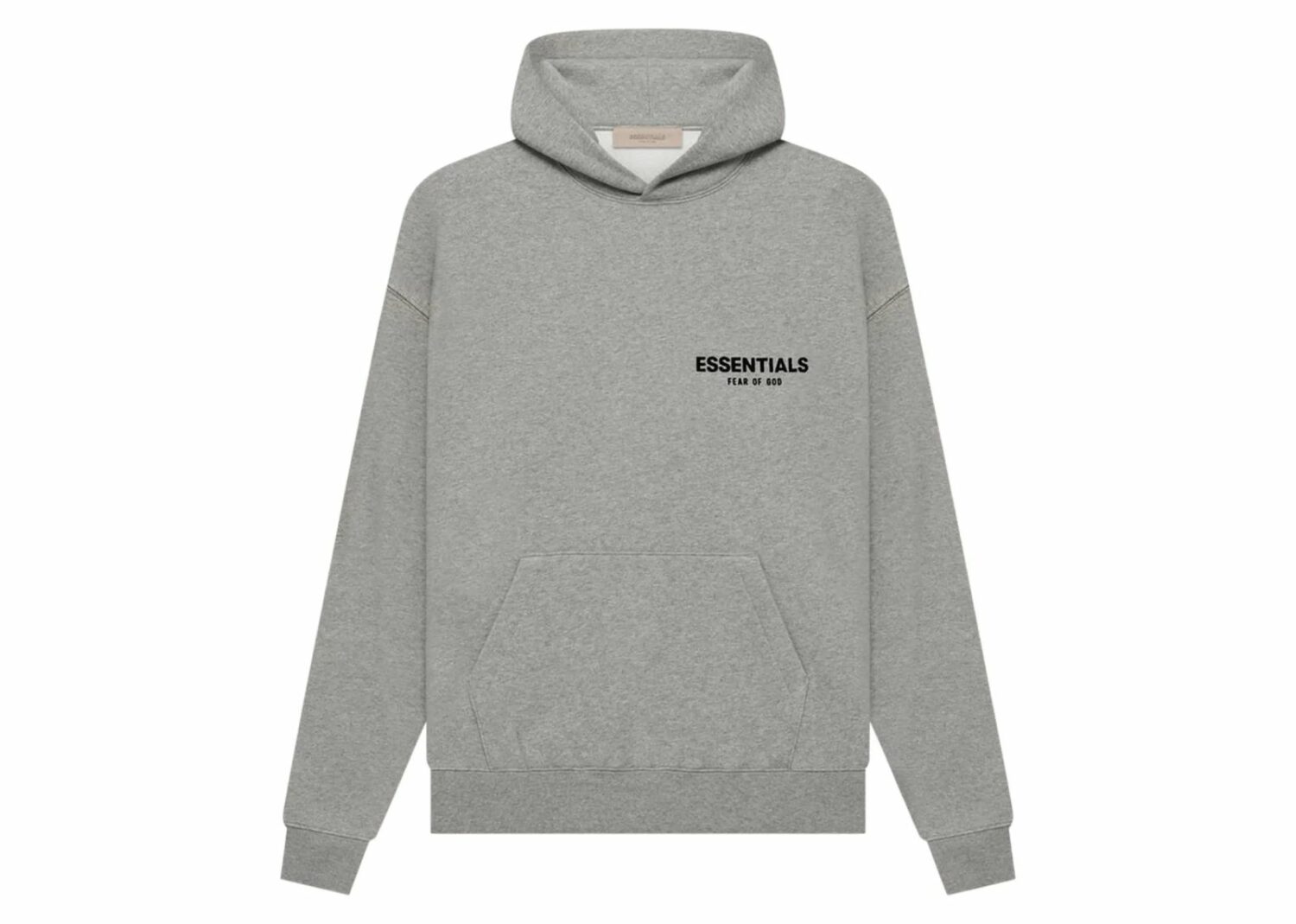 fear of god essentials hoodie (2022) dark oatmeal