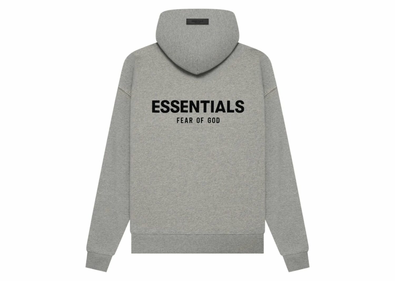 fear of god essentials hoodie (2022) dark oatmeal2
