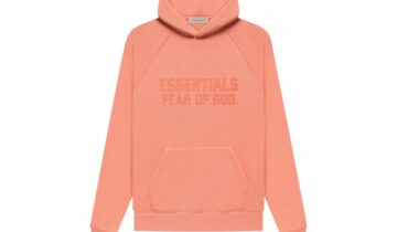 Fear of God Essentials Hoodie Coral