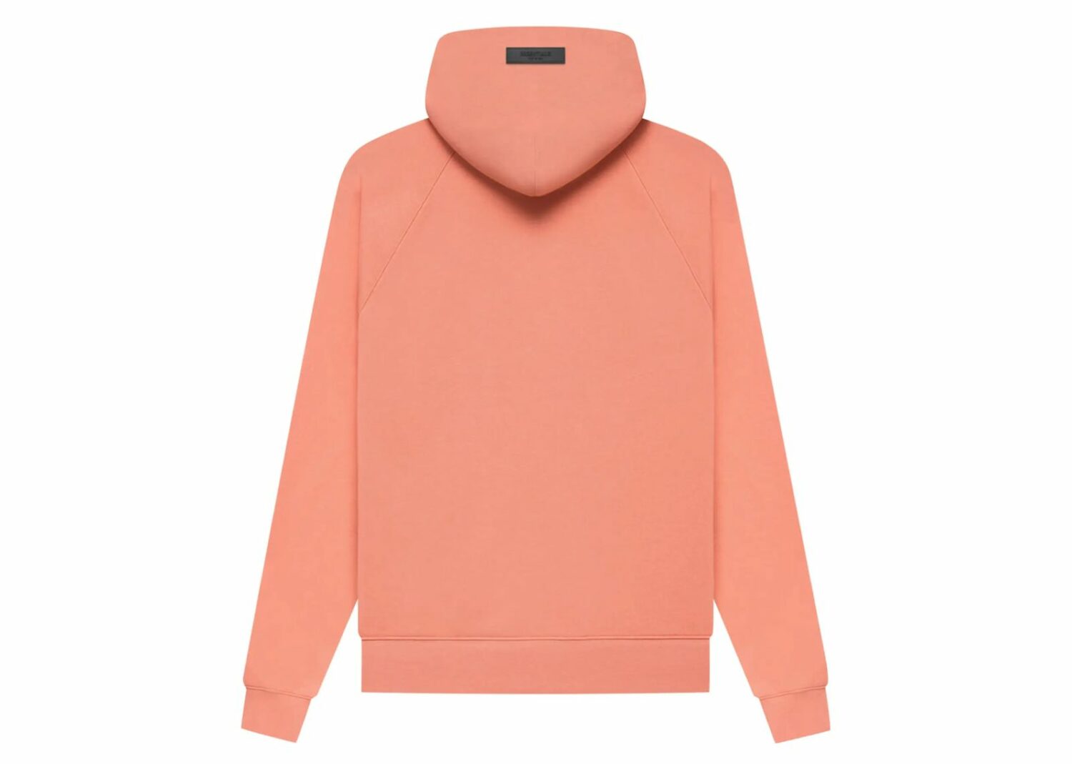 fear of god essentials hoodie coral2