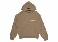 fear of god essentials hoodie desert taupe