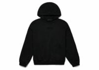 fear of god essentials hoodie jet black