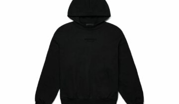 Fear of God Essentials Hoodie Jet Black