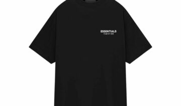 Fear of God Essentials Jersey Crewneck T-Shirt Black