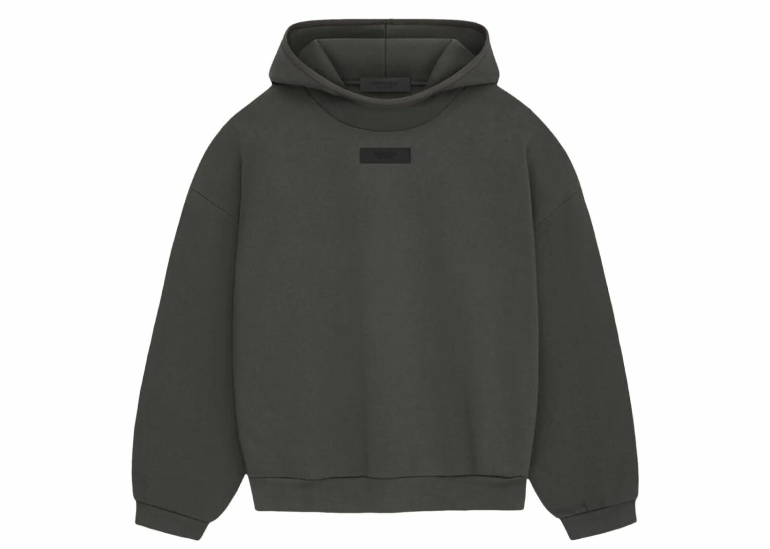 fear of god essentials pullover hoodie ink