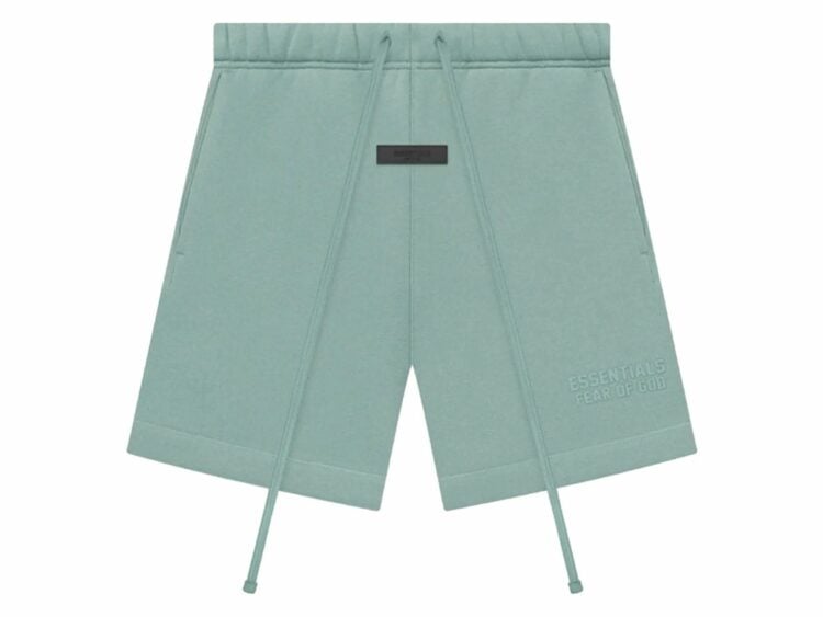fear of god essentials sweatshort sycamore