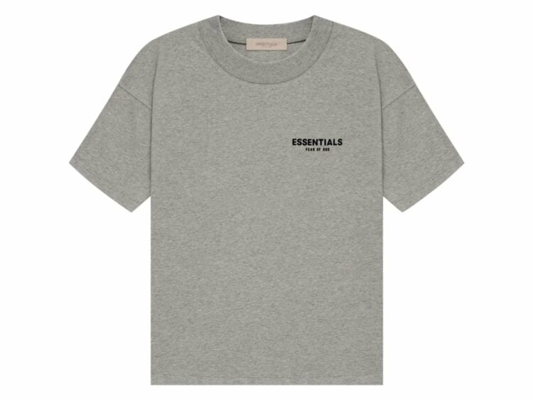 fear of god essentials t shirt (ss22) dark oatmeal