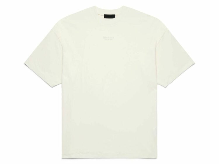 fear of god essentials tee cloud dancer