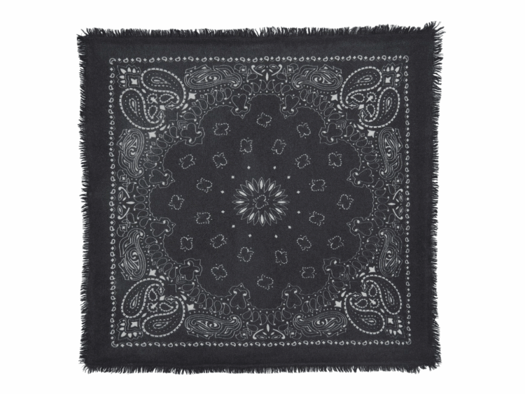 kujten small cashmere bandana hachi black