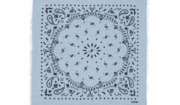 Kujten Small Cashmere Bandana Hachi Breezy Sky Blue