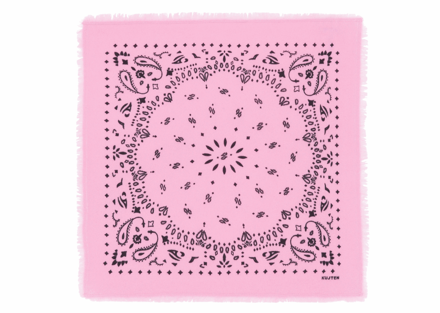 kujten small cashmere bandana hachi bubblegum pink