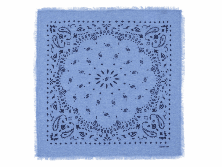 kujten small cashmere bandana hachi denim jeans
