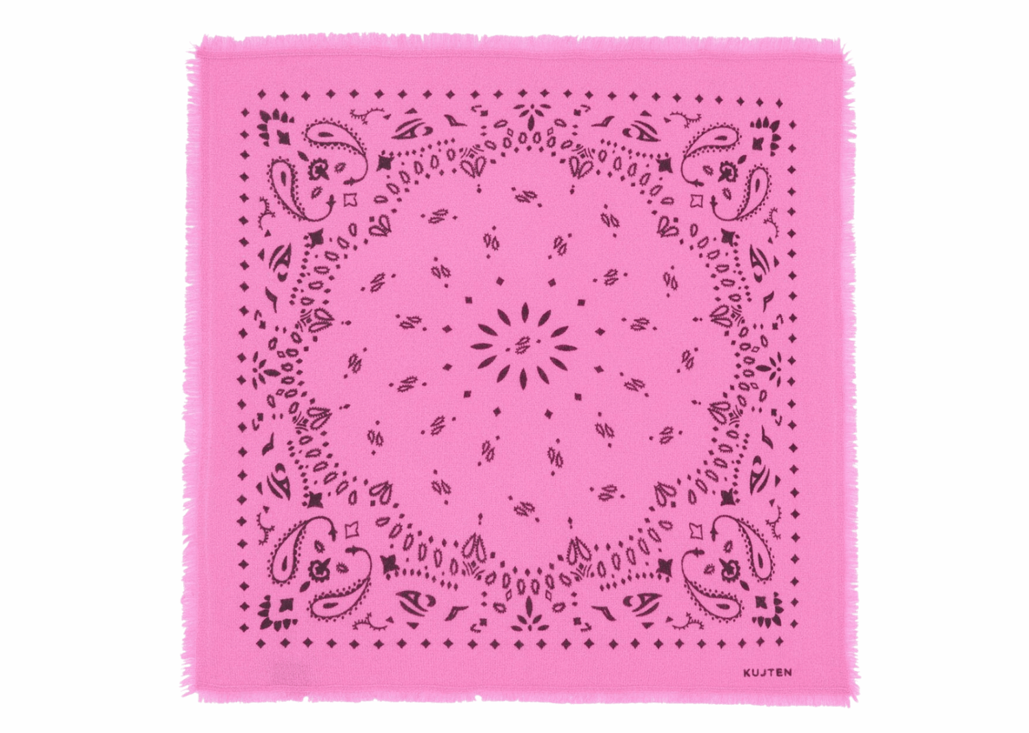 kujten small cashmere bandana hachi lotus pink