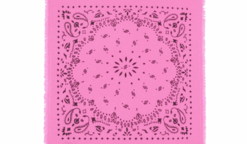 Kujten Small Cashmere Bandana Hachi Lotus Pink
