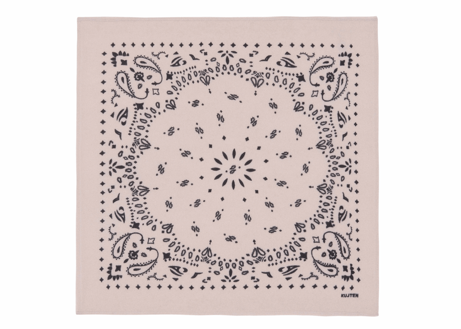 kujten small cashmere bandana hachi pastel pink