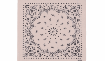 Kujten Small Cashmere Bandana Hachi Pastel Pink