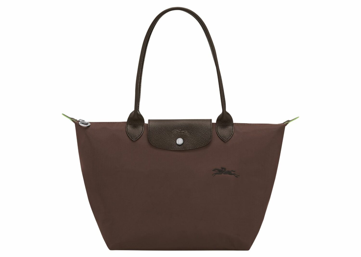 longchamp le pliage green medium tote bag mocha