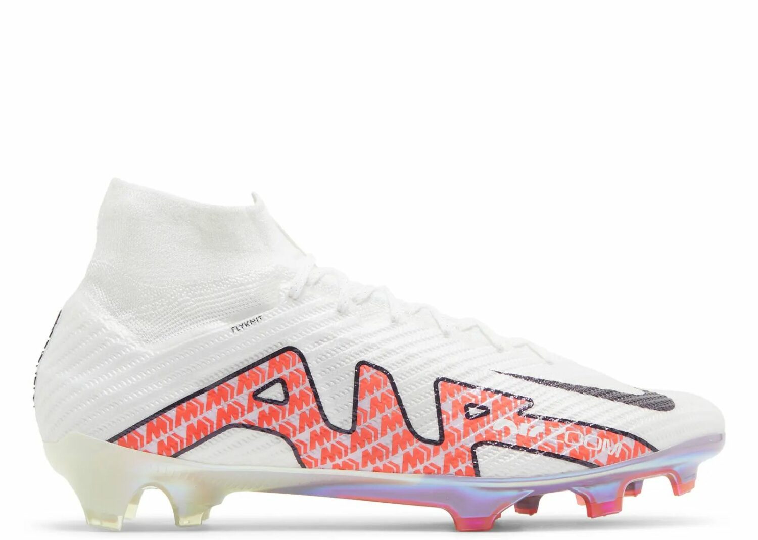 nike zoom mercurial superfly 9 elite fg white bright crimson