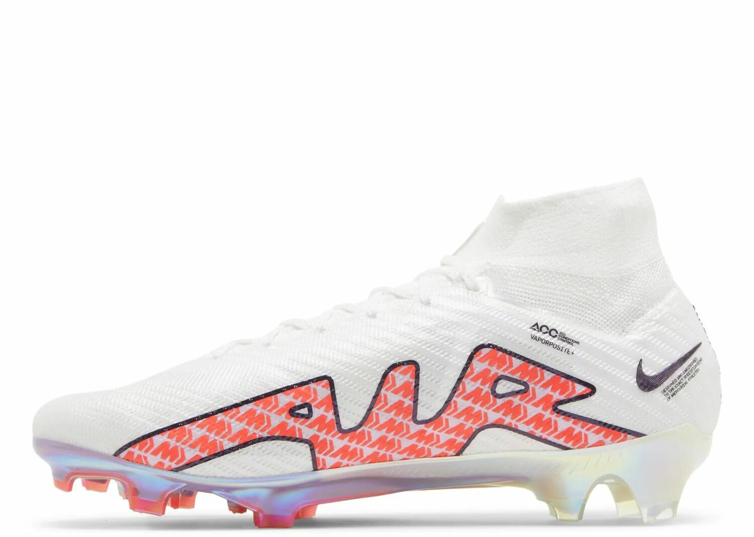 nike zoom mercurial superfly 9 elite fg white bright crimson5
