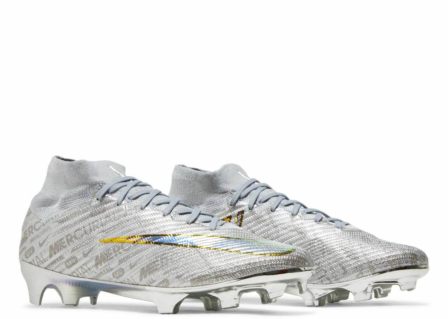 nike zoom mercurial superfly 9 elite xxv se fg metallic silver2