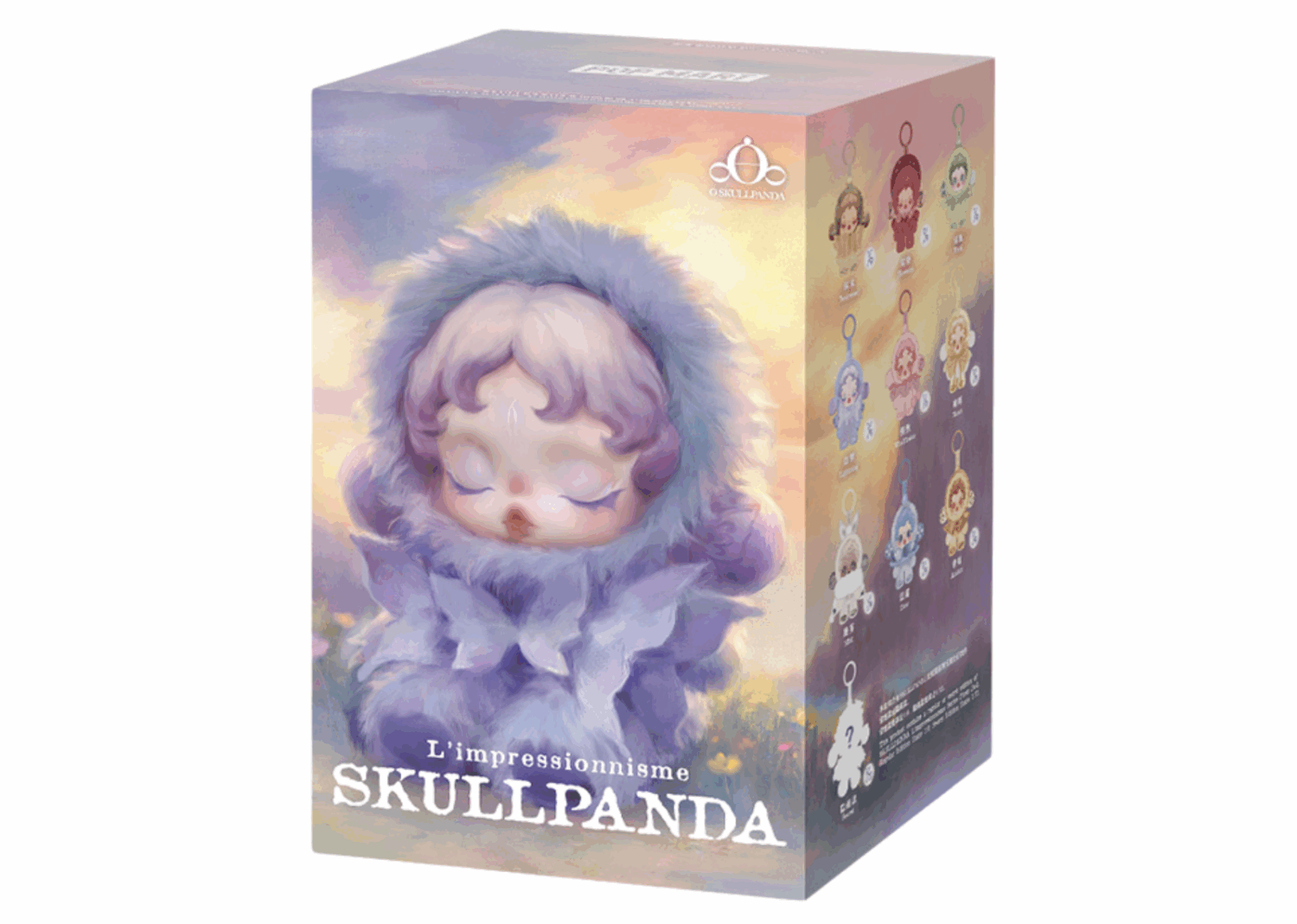 pop mart limpressionnisme skullpanda series plush doll single blind box