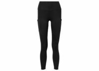 alo yoga airlift ribbed stretch 7/8 leggings black
