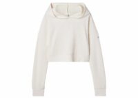 Alo Yoga Muse Cropped Hoodie Ivory