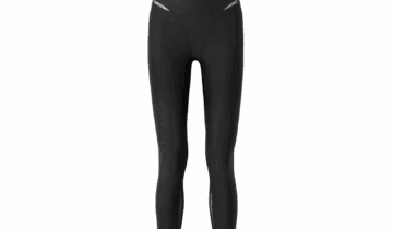 Alo Yoga Rebel Mesh‑Trimmed Airlift Leggings Black