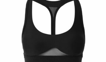 Alo Yoga Rebel Mesh‑Trimmed Airlift Sports Bra Black