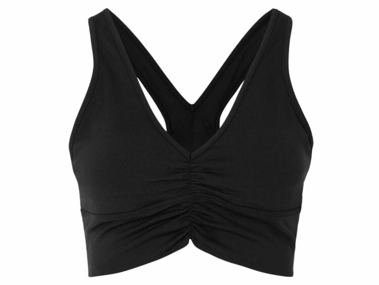 alo yoga wild thing ruched airbrush sports bra black