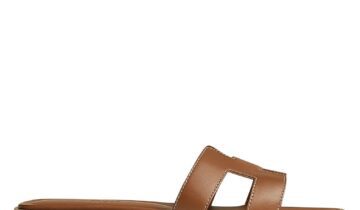 Hermes Oran Sandal Gold Box Calfskin Leather