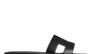 Hermes Oran Sandal Nior Box Calfskin Leather