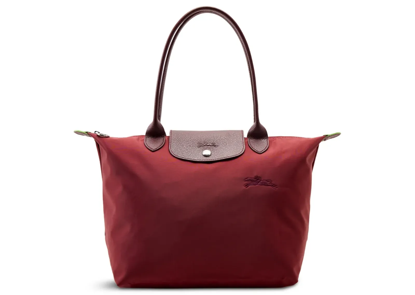 Longchamp Le Pliage Green Medium Tote Bag Pomegranate