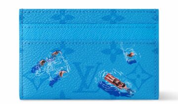 Louis Vuitton Pool Double Card Case Blue Lagoon