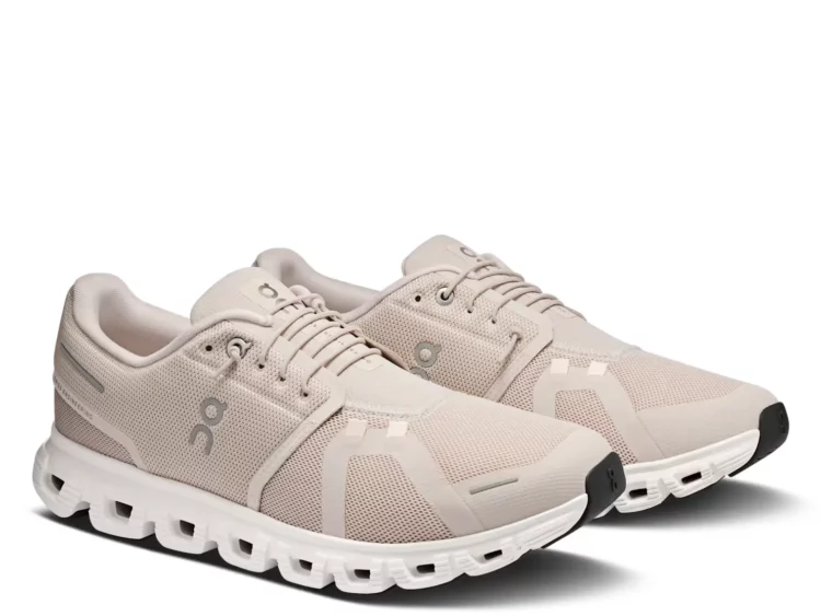 On Running Cloud 6 Pearl White