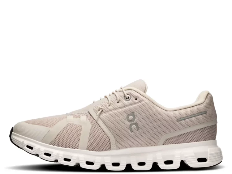 On Running Cloud 6 Pearl White