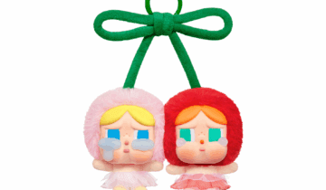 Pop Mart CryBaby Crying For Love Series (Love You Cherry Much) Vinyl Plush Hanging Card