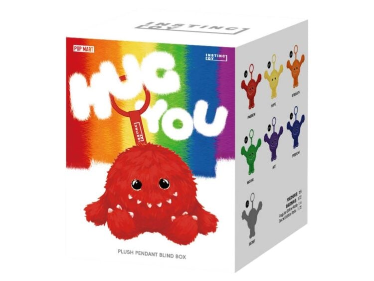 pop mart instinctoy hug you series plush pendant single blind box