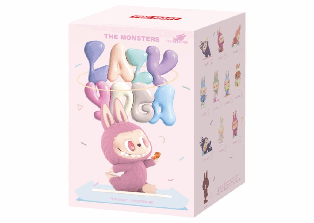 Pop Mart Labubu The Monsters Lazy Yoga Series Figures Single Blind