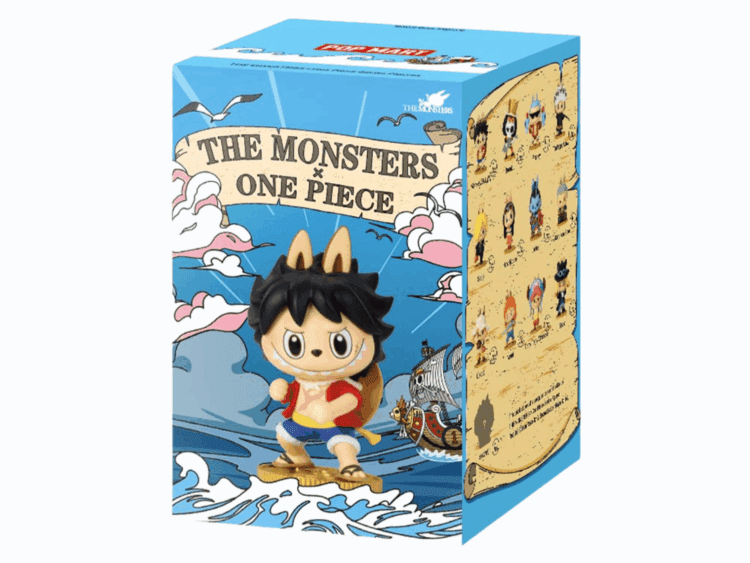 pop mart labubu the monsters x one piece series single blind box