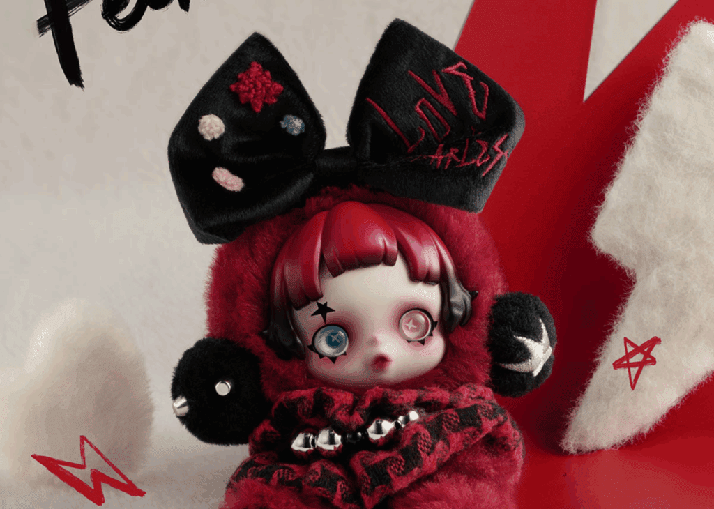 Pop Mart SKULLPANDA Plush 6kHz - PM-SKULLPANDA-PLUSH-6KHZ