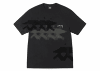 stussy low tide tee pigment dyed black