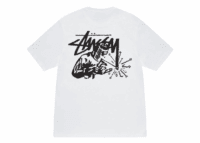 stussy welder tee white