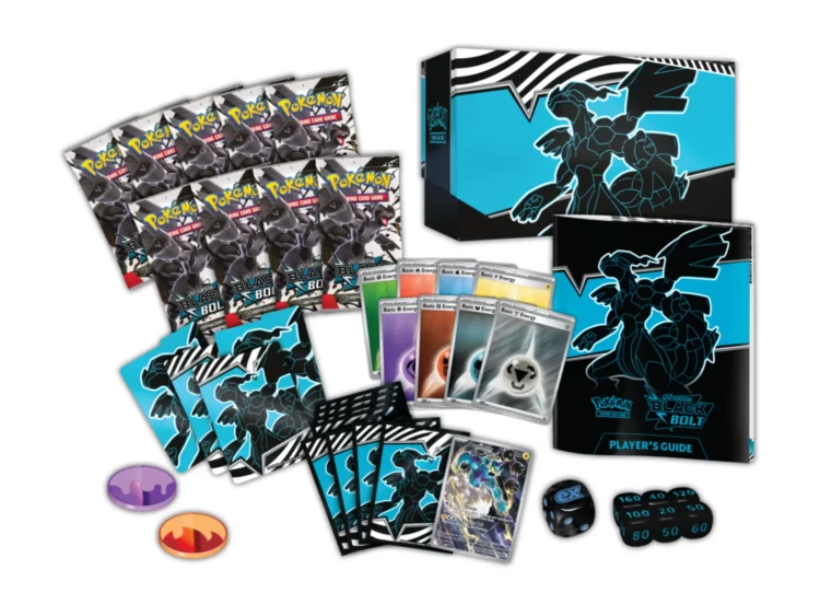 2025 Pokémon Scarlet & Violet Black Bolt & White Flare Elite Trainer Box
