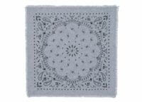 kujten large cashmere bandana hachiko marl gray
