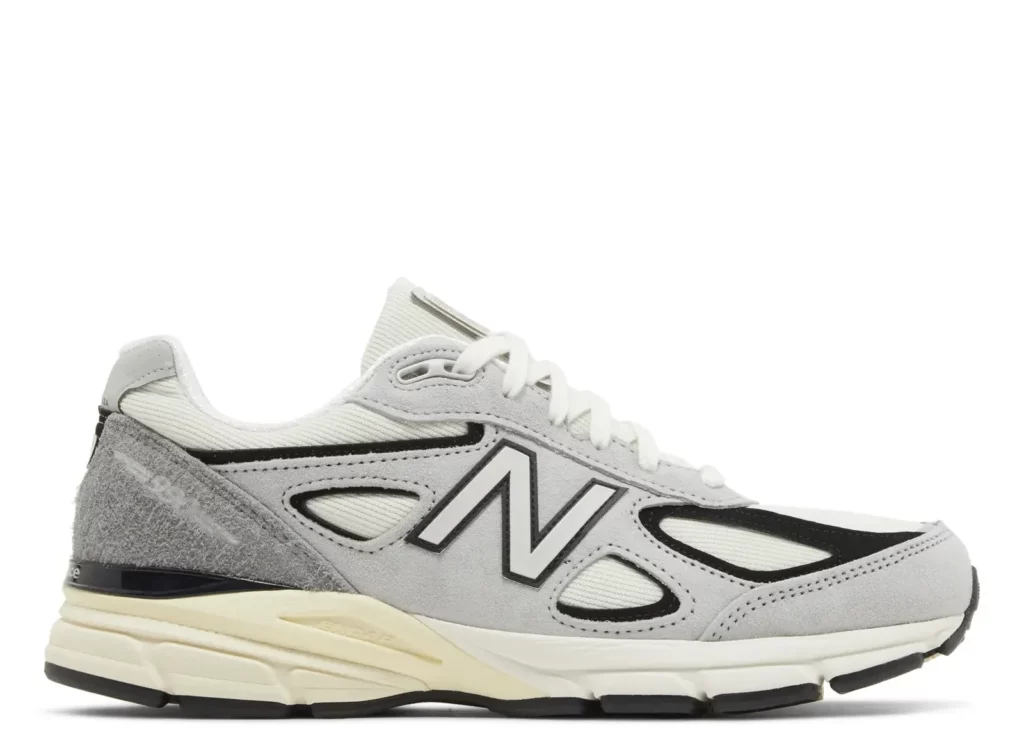New Balance 990v4 MiUSA Teddy Santis Grey Black Cream - U990TG4