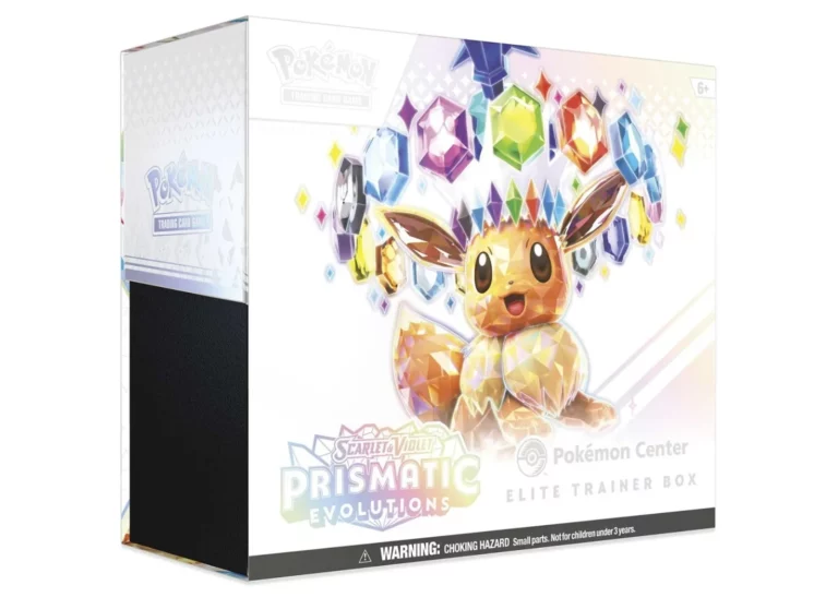Pokémon Scarlet & Violet Prismatic Evolutions Pokemon Center Elite Trainer Box