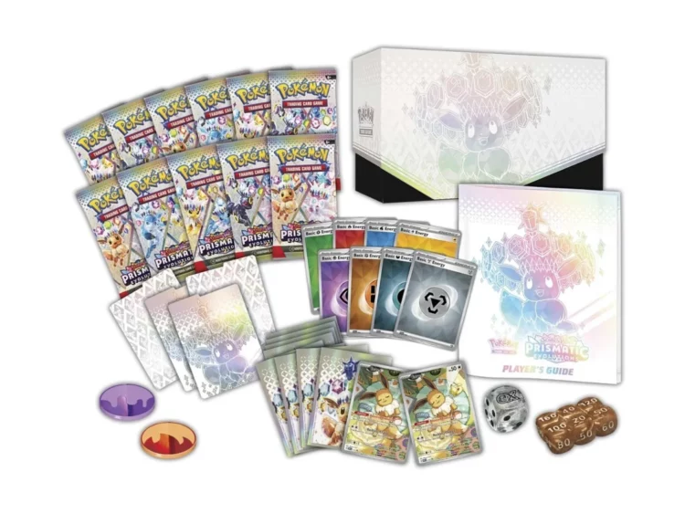 Pokémon Scarlet & Violet Prismatic Evolutions Pokemon Center Elite Trainer Box
